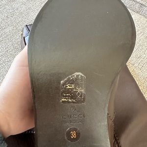 Knee-high Gucci boots